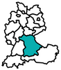 Landkarte der Regio Bayern